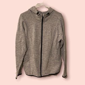 Old Navy Gray Heathered Zip Up